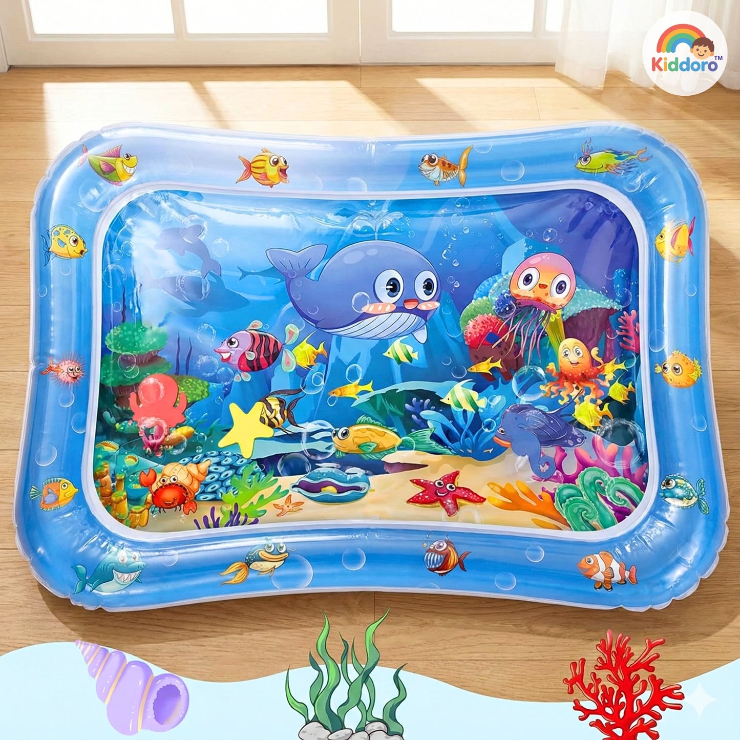 Kiddoro™- Baby Inflatable Water Play Mat