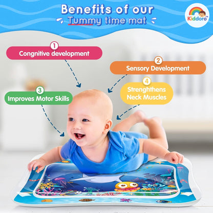 Kiddoro™- Baby Inflatable Water Play Mat